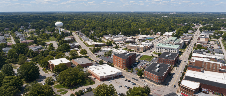 aerial view southern il